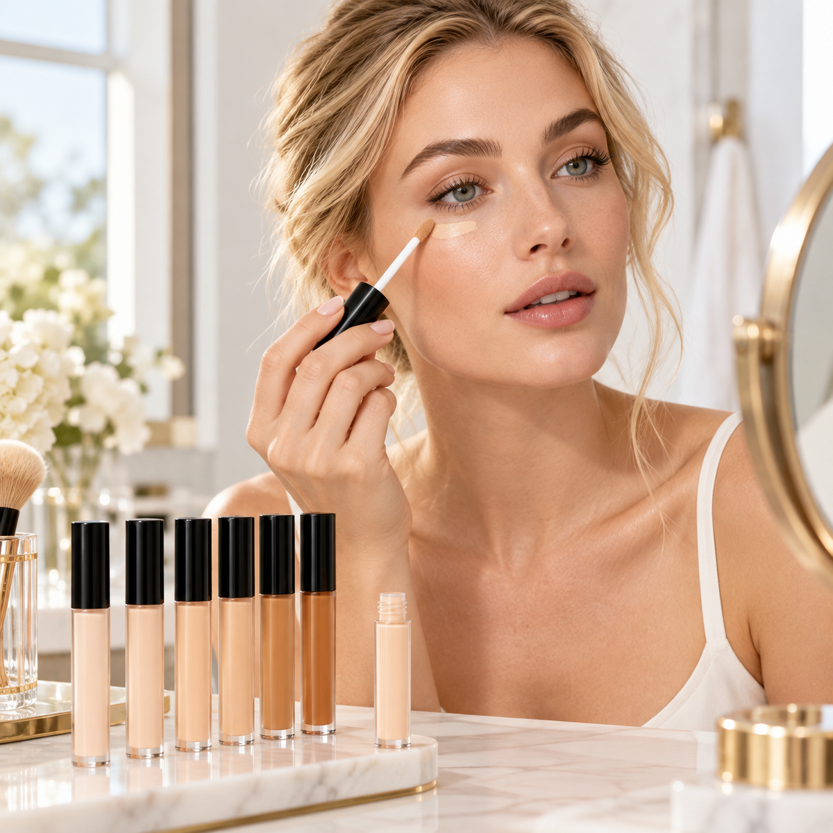 Multi-Shade Liquid Concealer with Precision Applicator